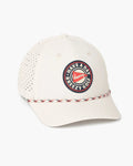 Perforated Performance Grey Patch Rope Hat
