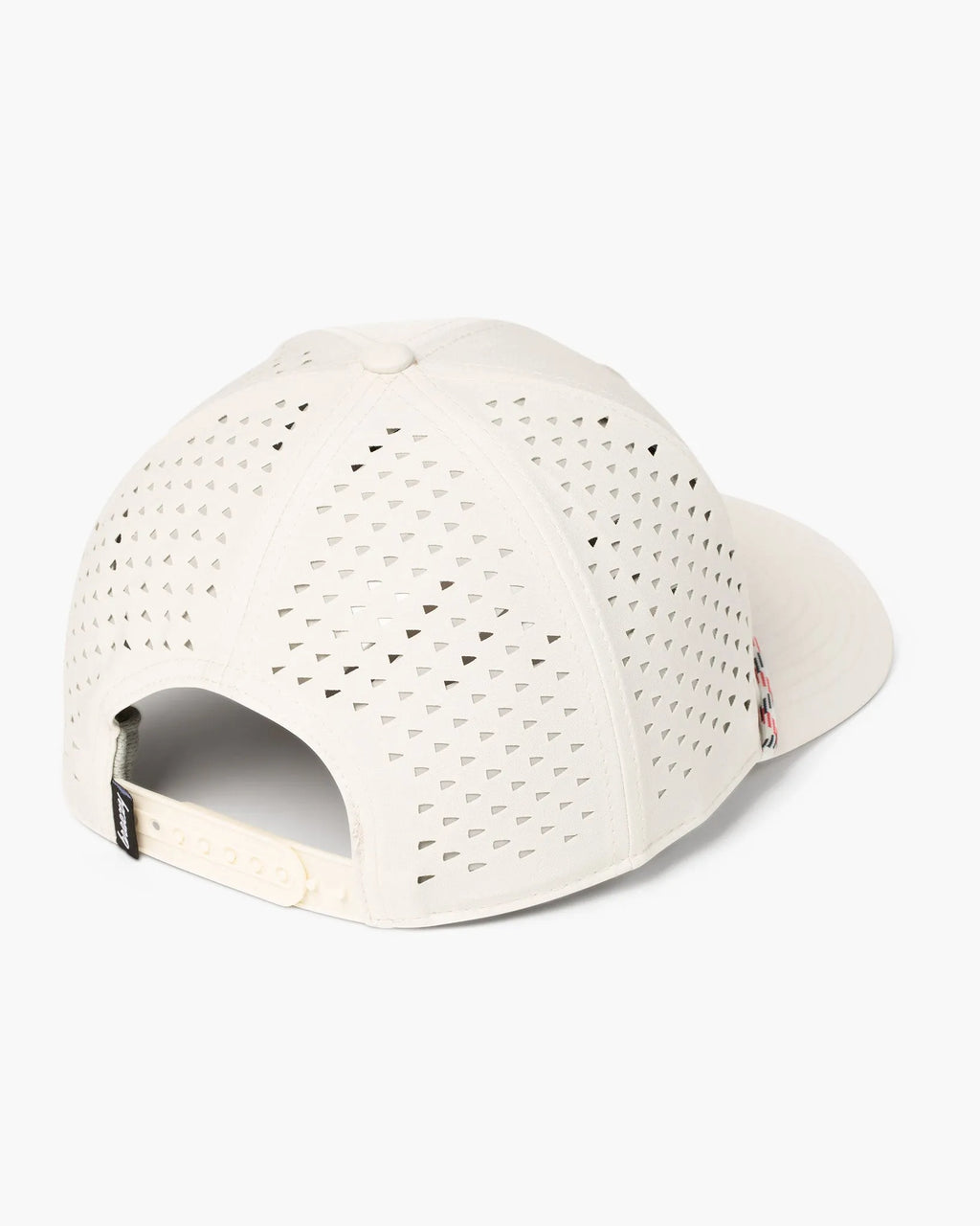 Perforated Performance Grey Patch Rope Hat
