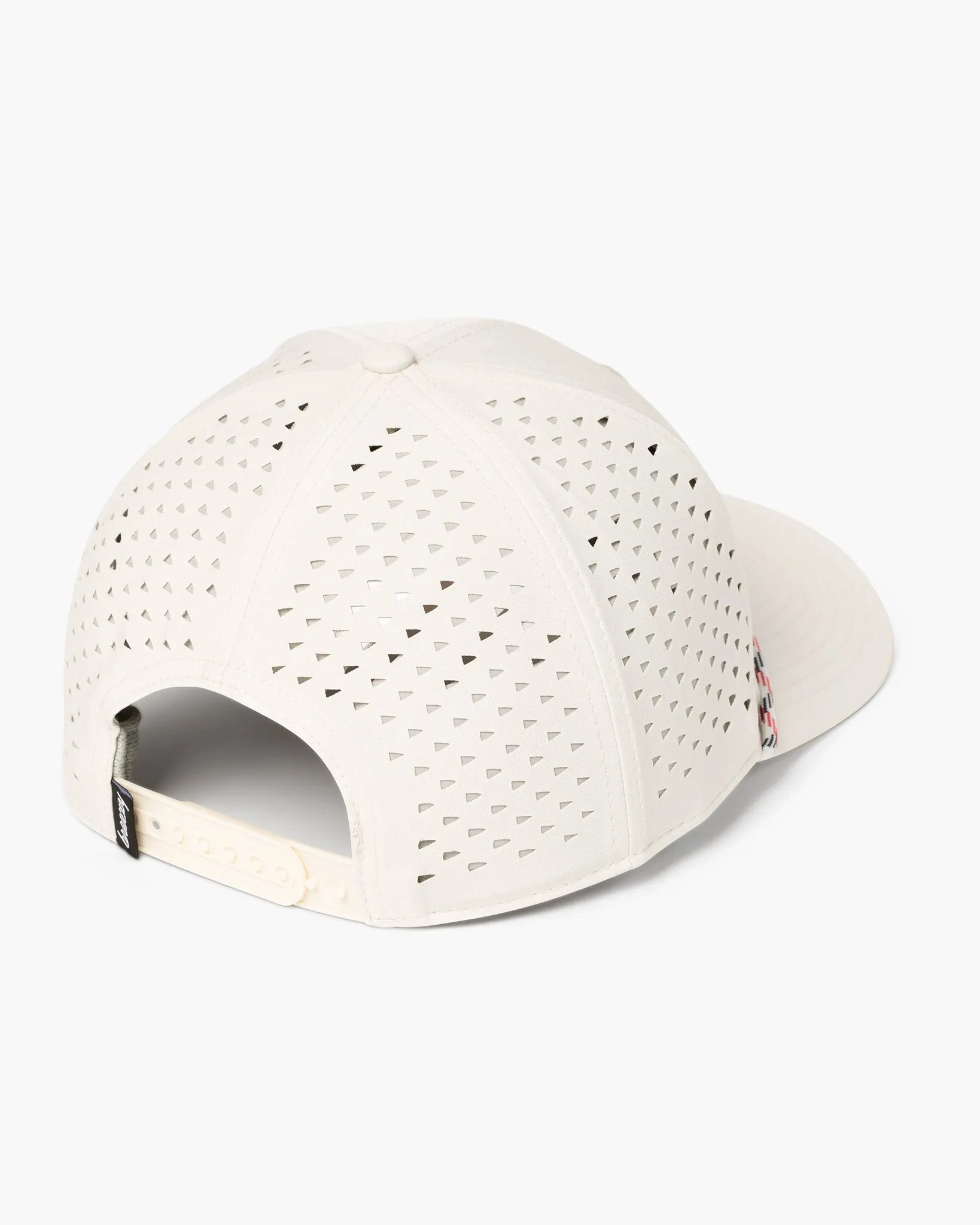 Perforated Performance Grey Patch Rope Hat